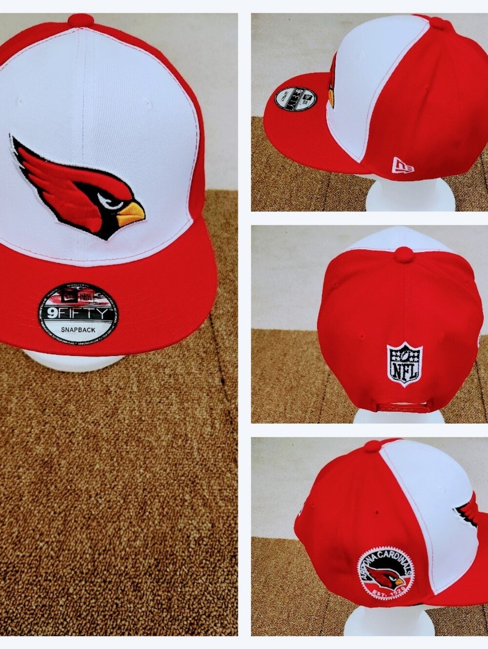 ARIZONA CARDINALS NFL FOOTBALL SNAPBACK HAT.